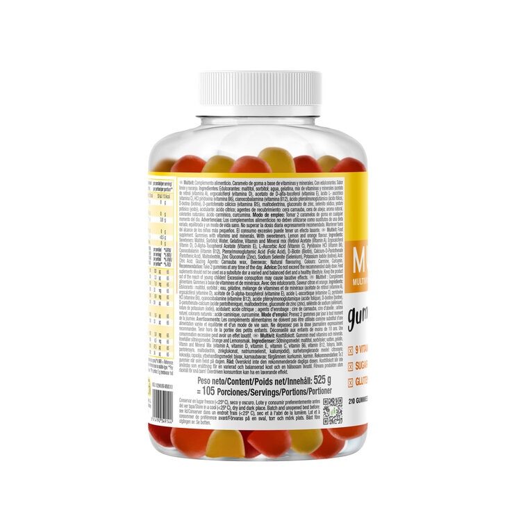 Weider Adult Multi Vitamin Gummy, 210 Count