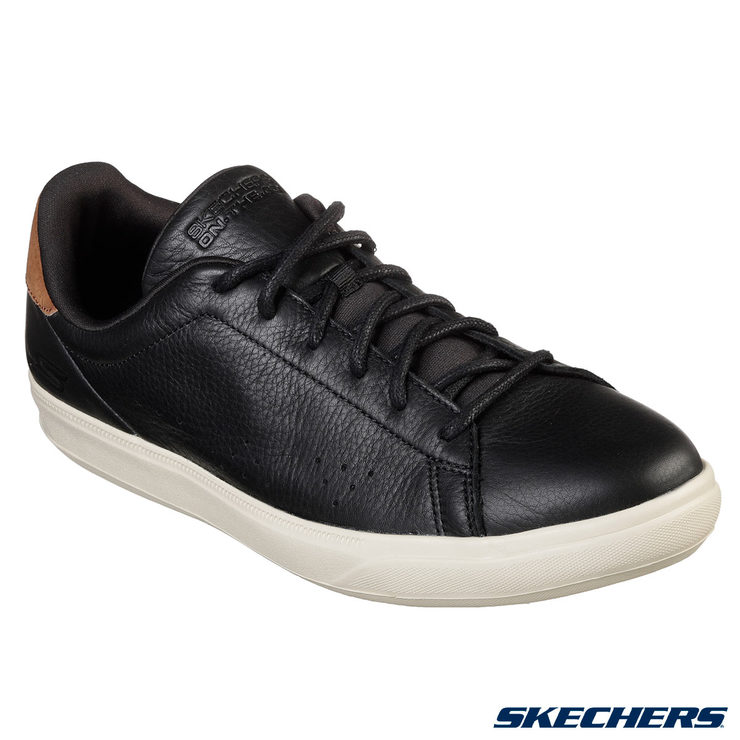 skechers leather shoes mens