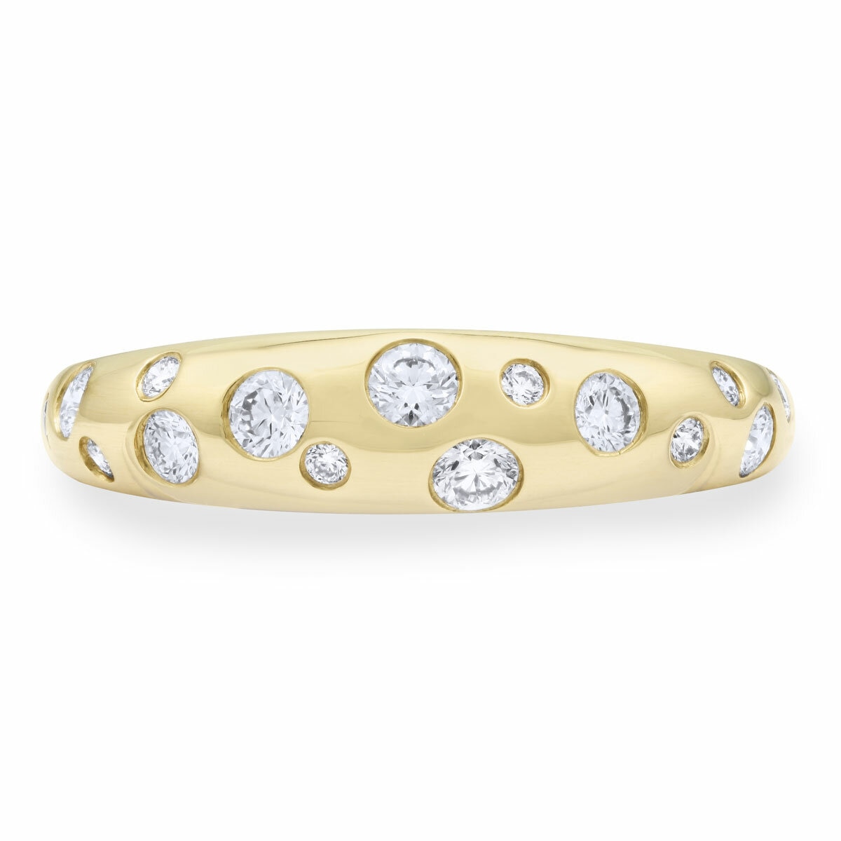 0.40ctw Round Brilliant Cut Diamond Ring , 14ct Yellow Gold