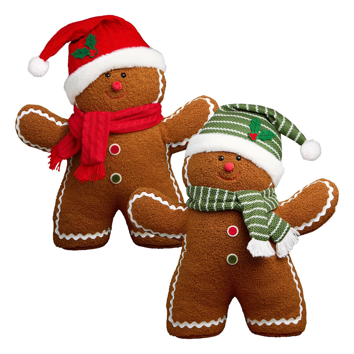 22 inch Gingerbread Plush Assortment