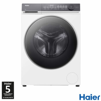 Haier I-Pro Series 5 HWD100-B14367U1, 10/6kg Washer Dryer, D Rated in White