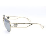 Versace Pale Gold Sunglasses with Grey Mirrored Lenses VE2225 12526G
