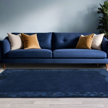 Asiatic Ascot Rug in Navy, 160 x 230 cm