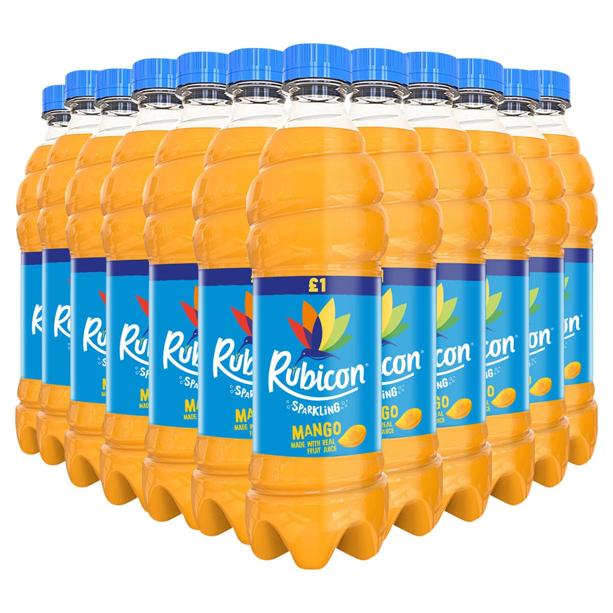 Rubicon Sparkling Mango PMP £1.00, 12 x 500ml