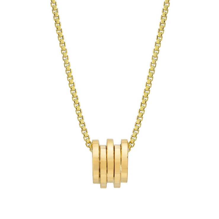 14ct Yellow Gold Rondelle Pendant 14ct Yellow Gold Rondelle Pendant