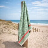 Made in Portugal 100% Cotton Green Beach Towel Made in Portugal 100% Cotton Green Beach Towel