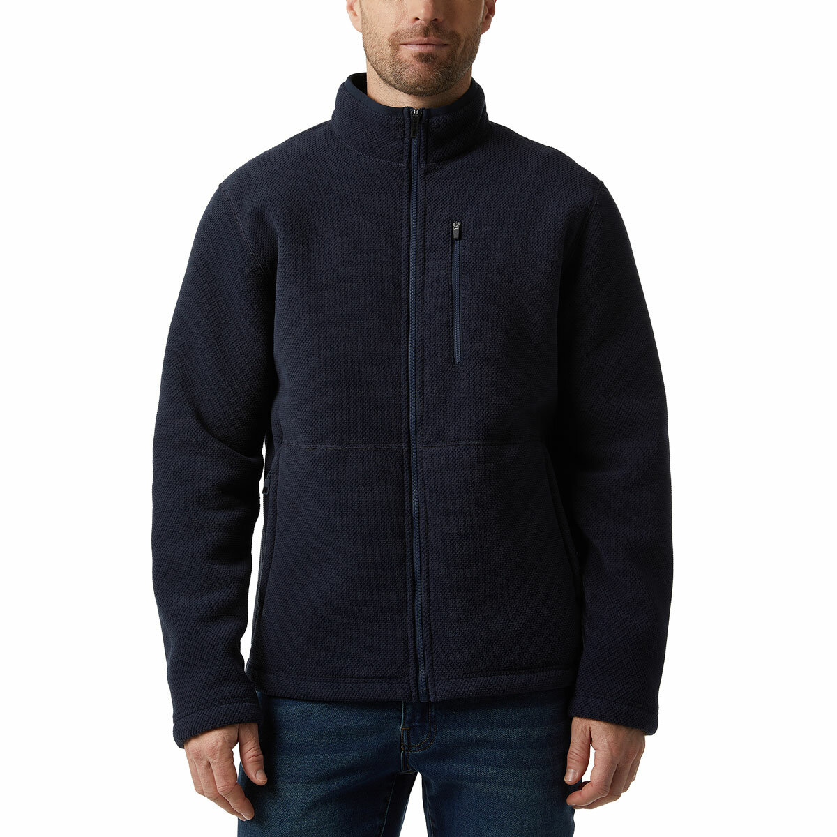 32 Degrees Men's Weekend Sherpa Fleece in Navy