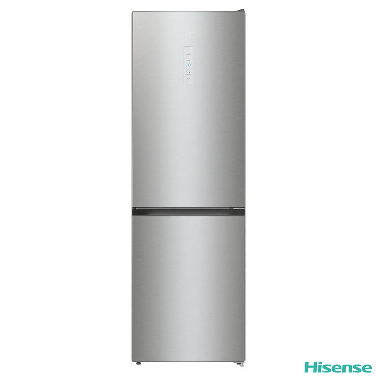 Hisense Rb388n4bc10uk Fridge Freezer F Rated In Stainless Steel Effect Costco Uk