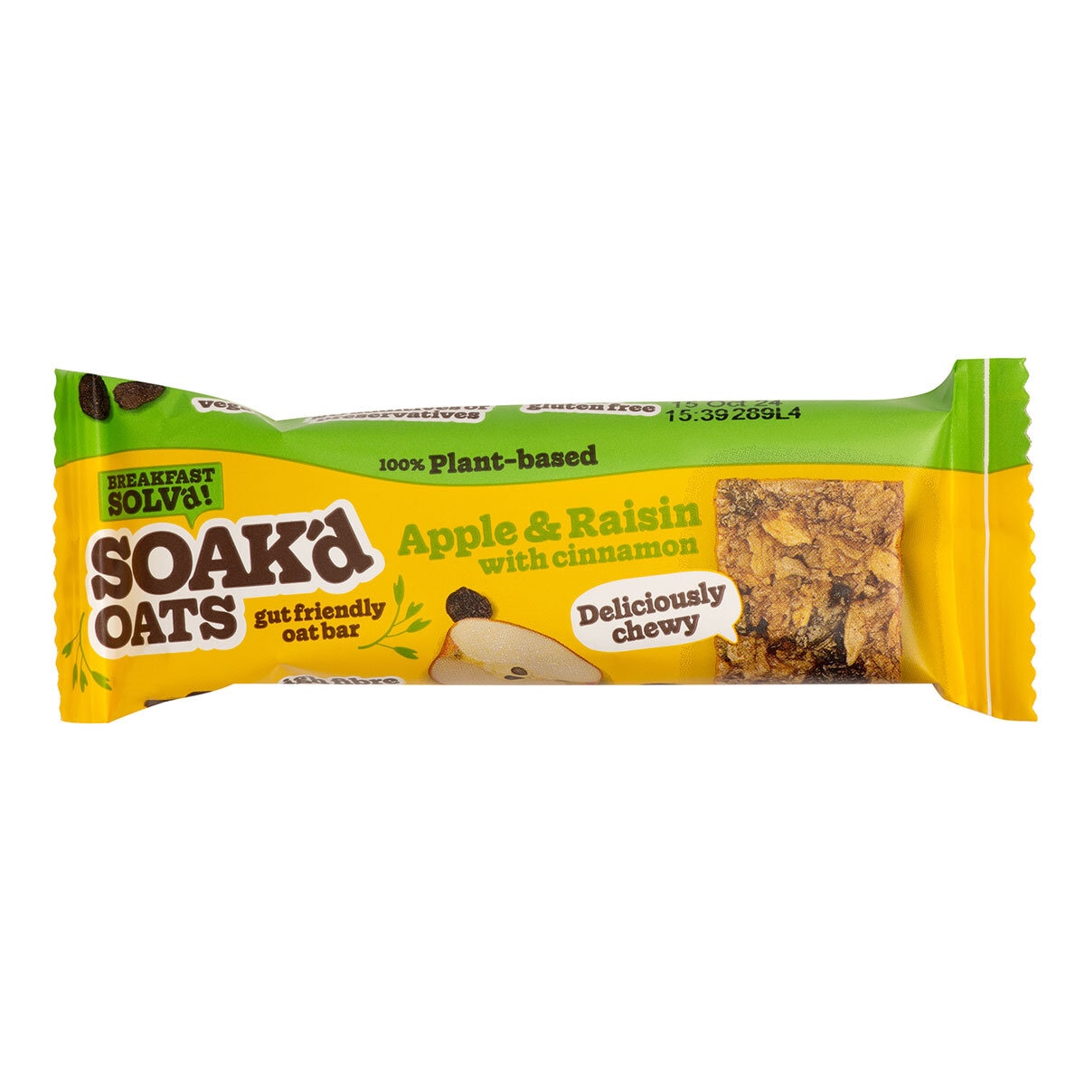 Soak'd Oats Apple & Raisin, 42g