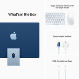 Buy Apple iMac 2021, Apple M1 Chip, 8-Core GPU, 16GB RAM, 2TB SSD, 24 Inch in Blue at costco.co.uk