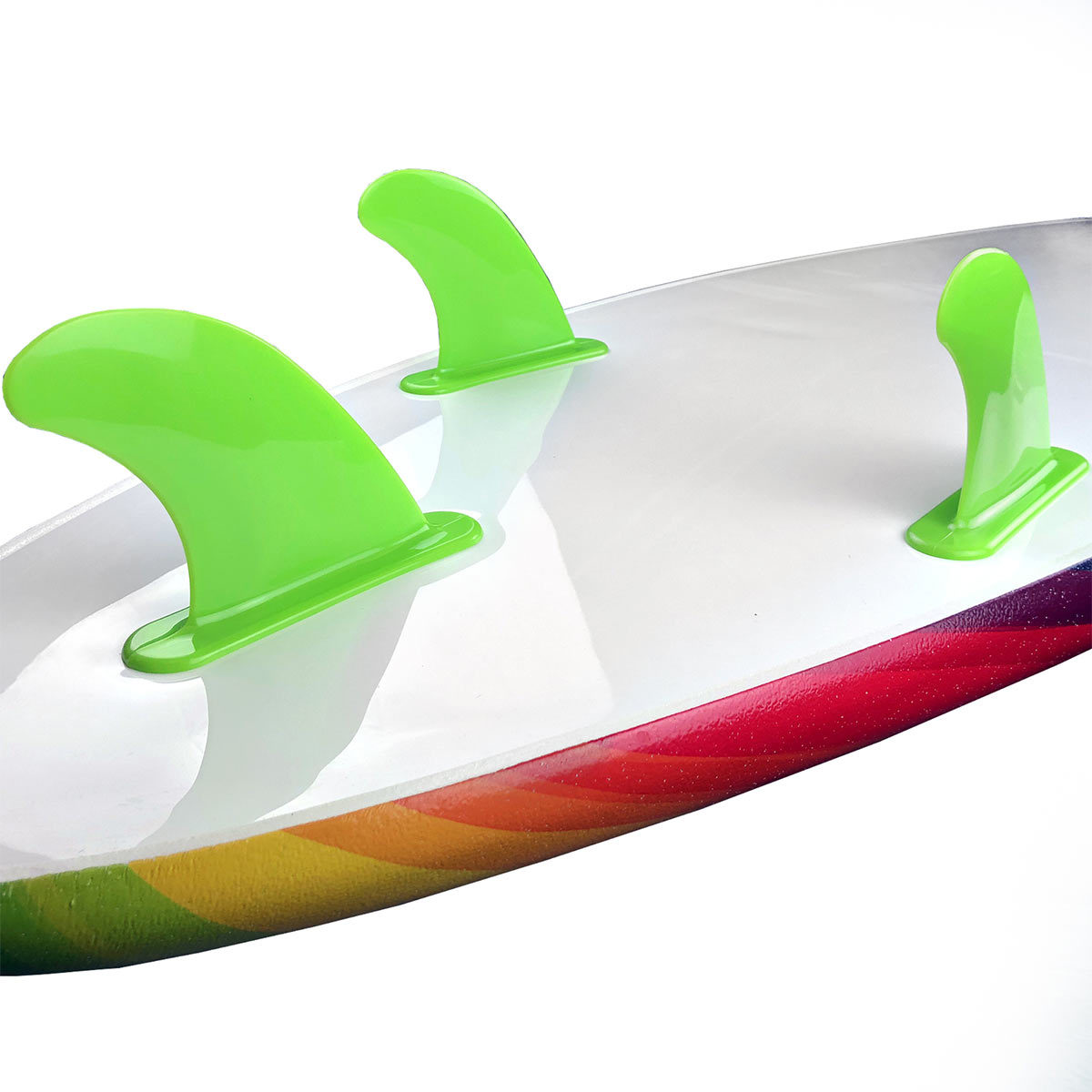 Wavestorm™ 8ft Classic Surfboard in Yellow and Red