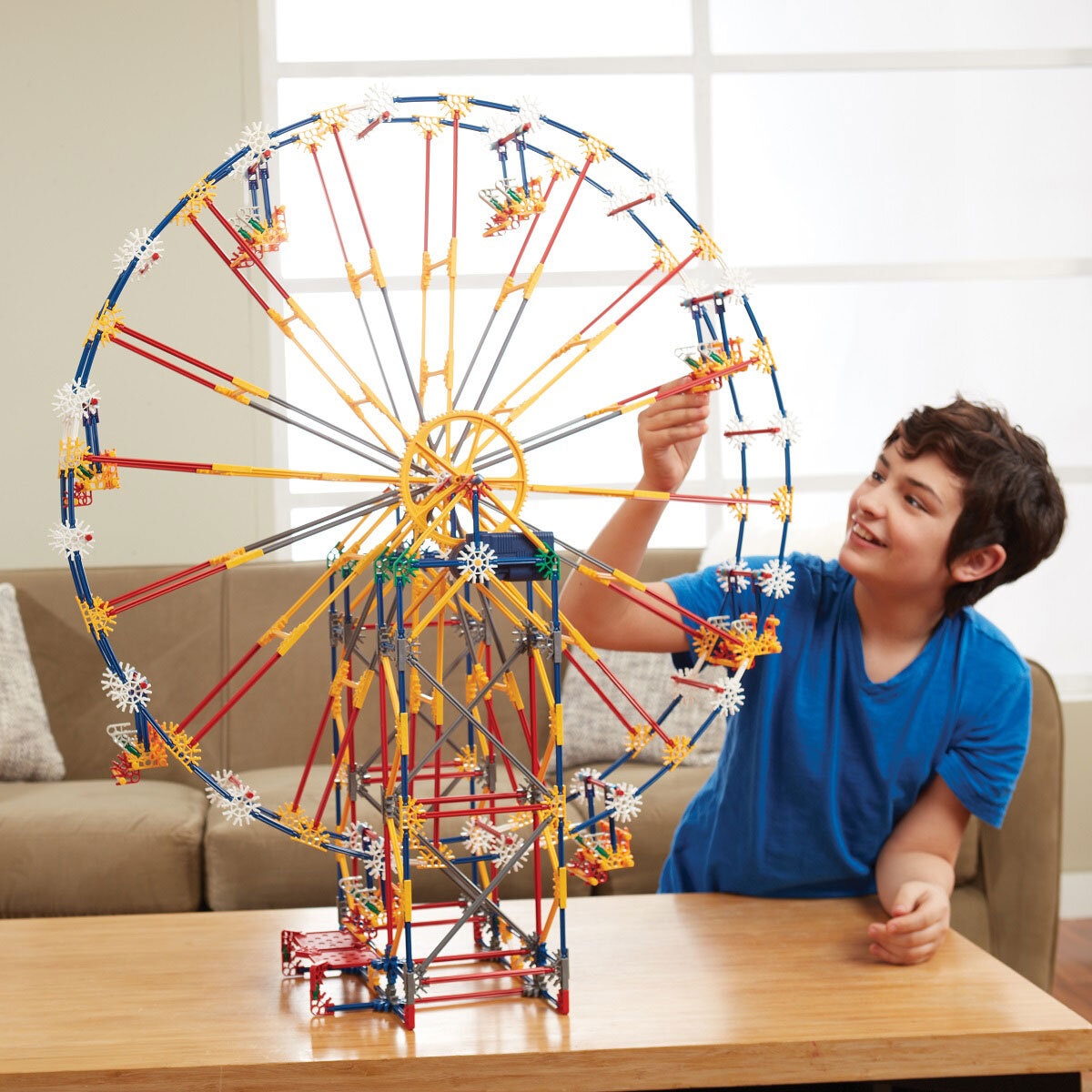 K NEX 3 in 1 Classic Amusement Park Building Set 9 Years