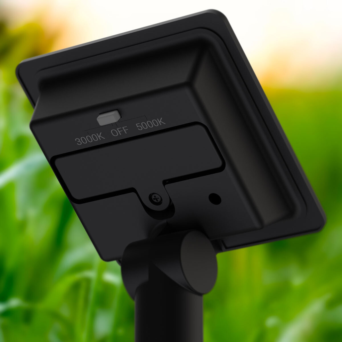 Close up solar panel for Lifestyle ADC LED Solar Rock Spotlight 2 pack