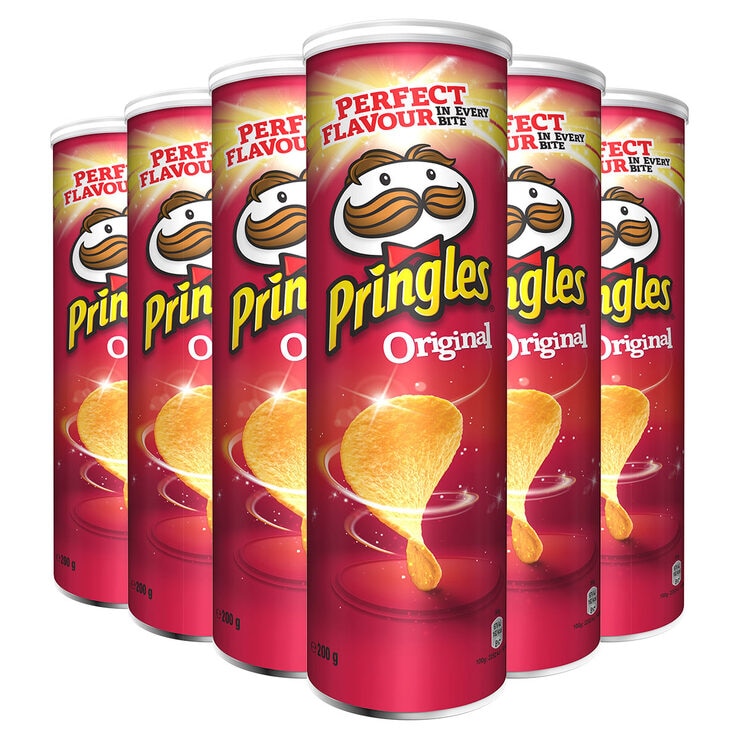Pringles Original Crisps, 6 x 200g Costco UK