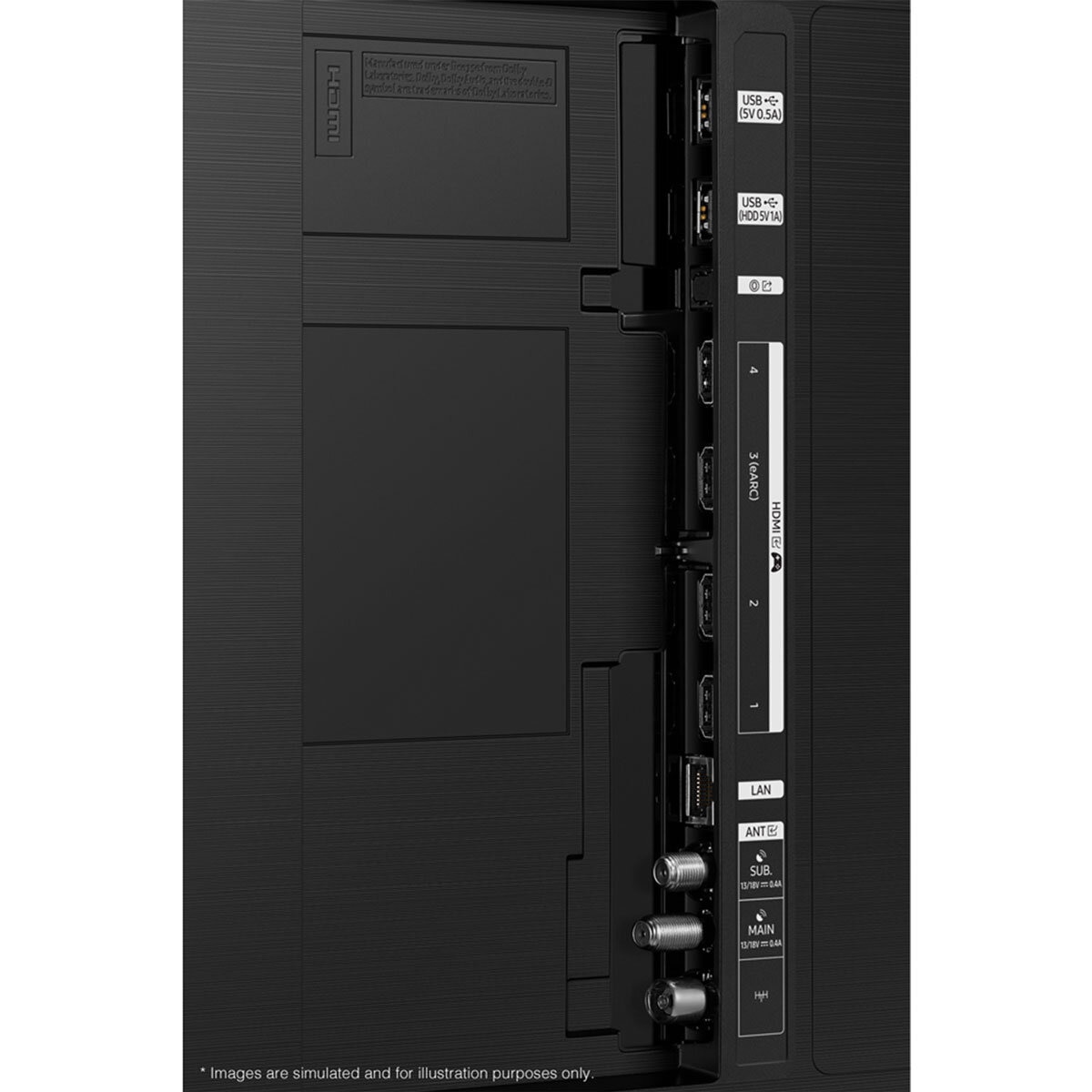 Ports SAMSUNG QE75Q77DATXXU