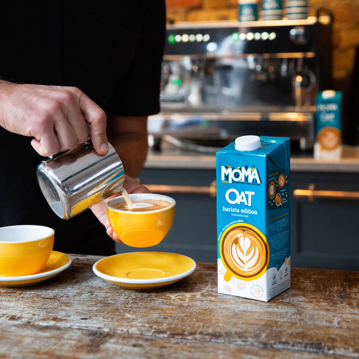 Barista Pouring a Drink