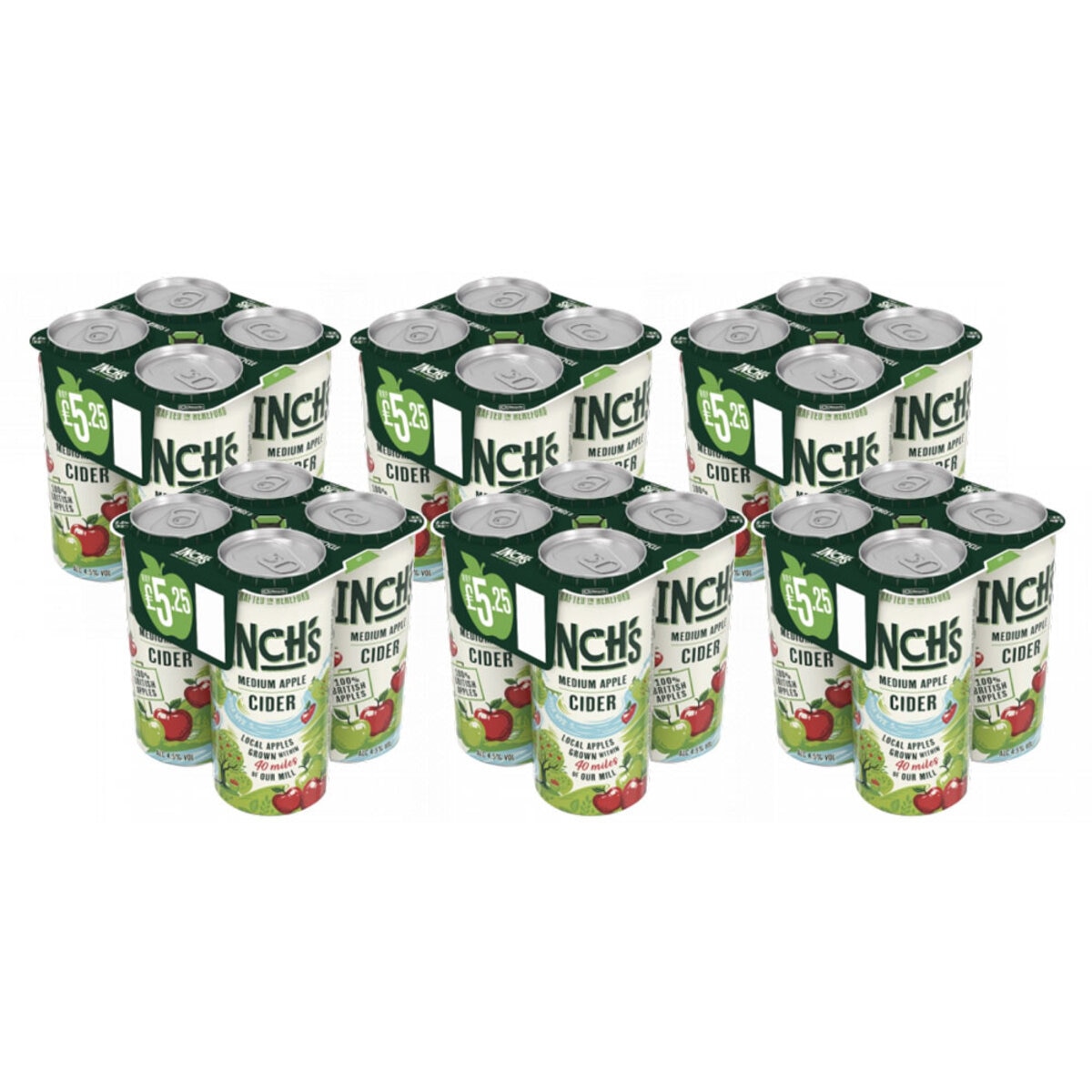 Inch's Apple Cider, 6 x 4 x 440ml