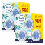 Febreze Cotton Fresh Bathroom Gel, 2 x 3 Pack