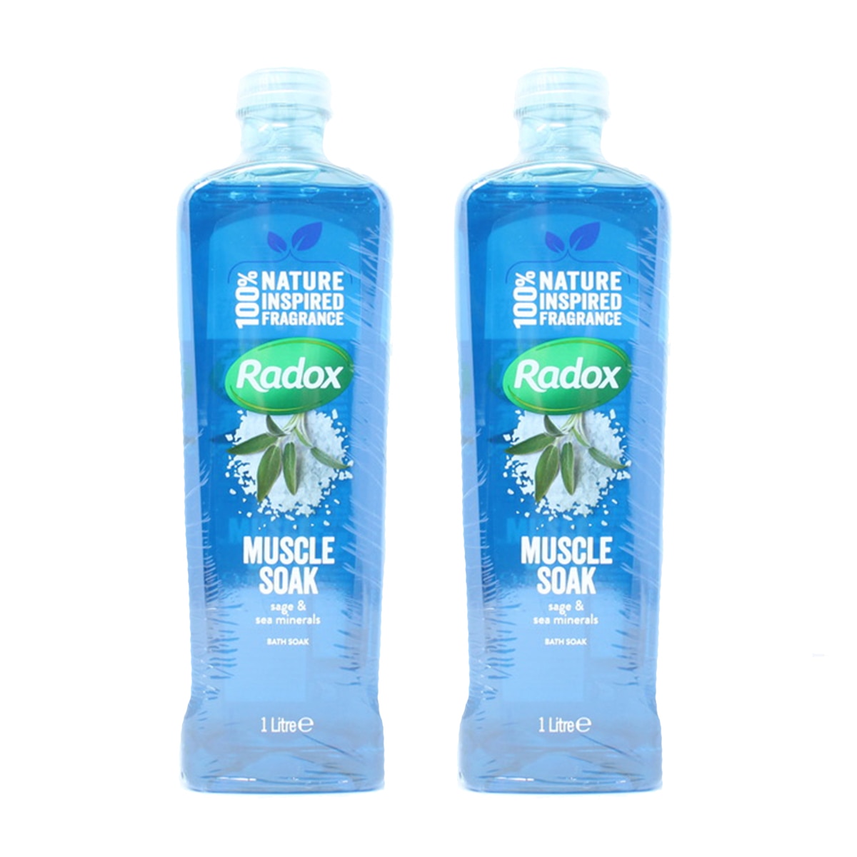 Radox Herbal Bath Soak, 2 x 1L