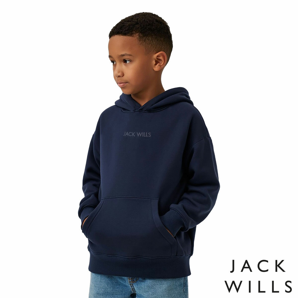 Jack Wills Youth Hoodie in Navy