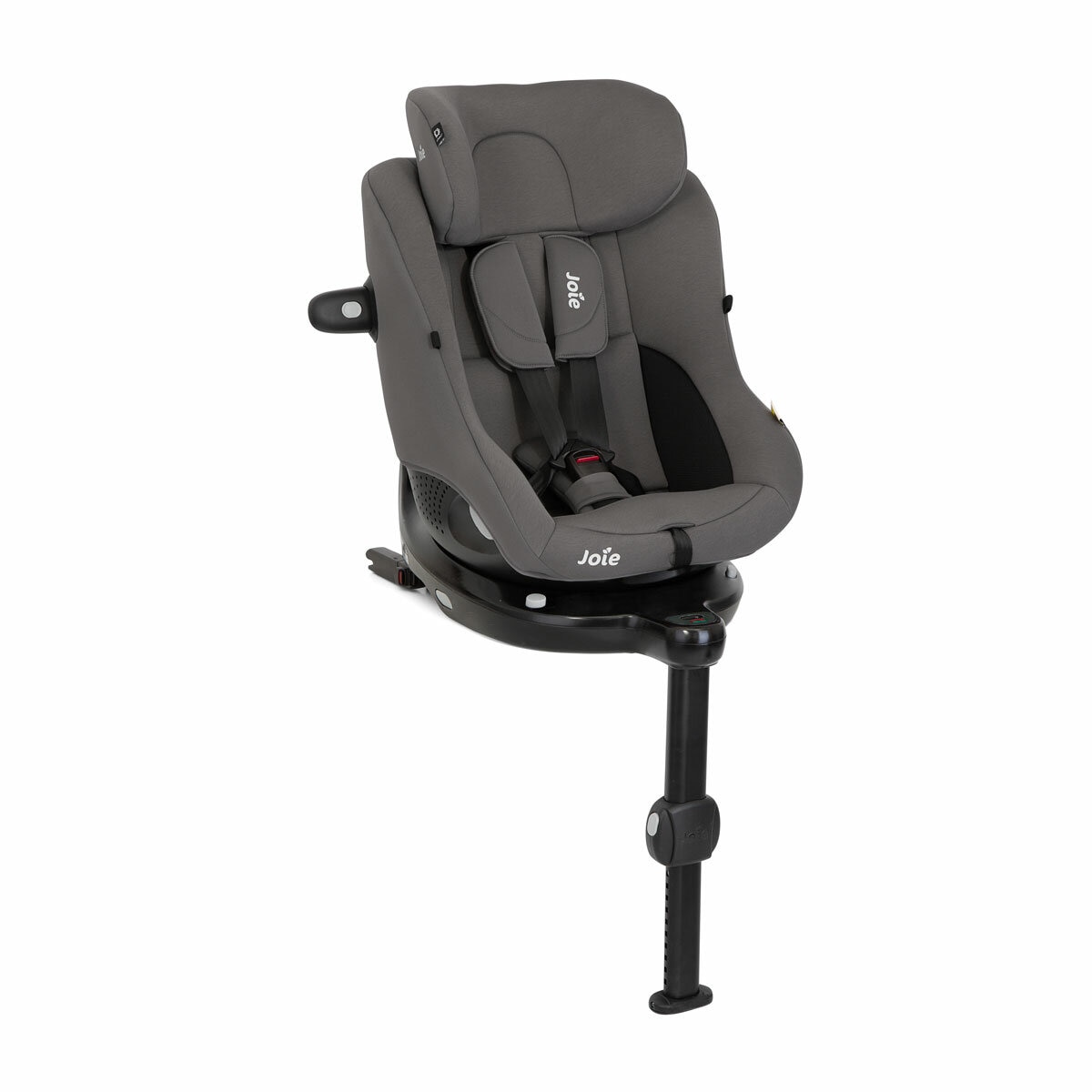 Studio image of the Joie I-Pivot Car Seat from the side, upright