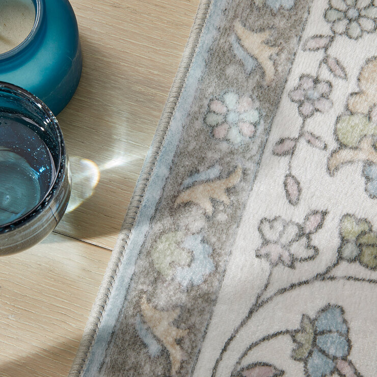 Concept Looms Liberty Blue Washable Rug, in 3 Sizes