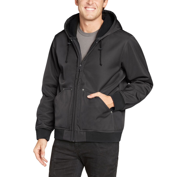 Kirkland Signature Men's Heavy Duty Hooded Work Jacket in Black Costco UK