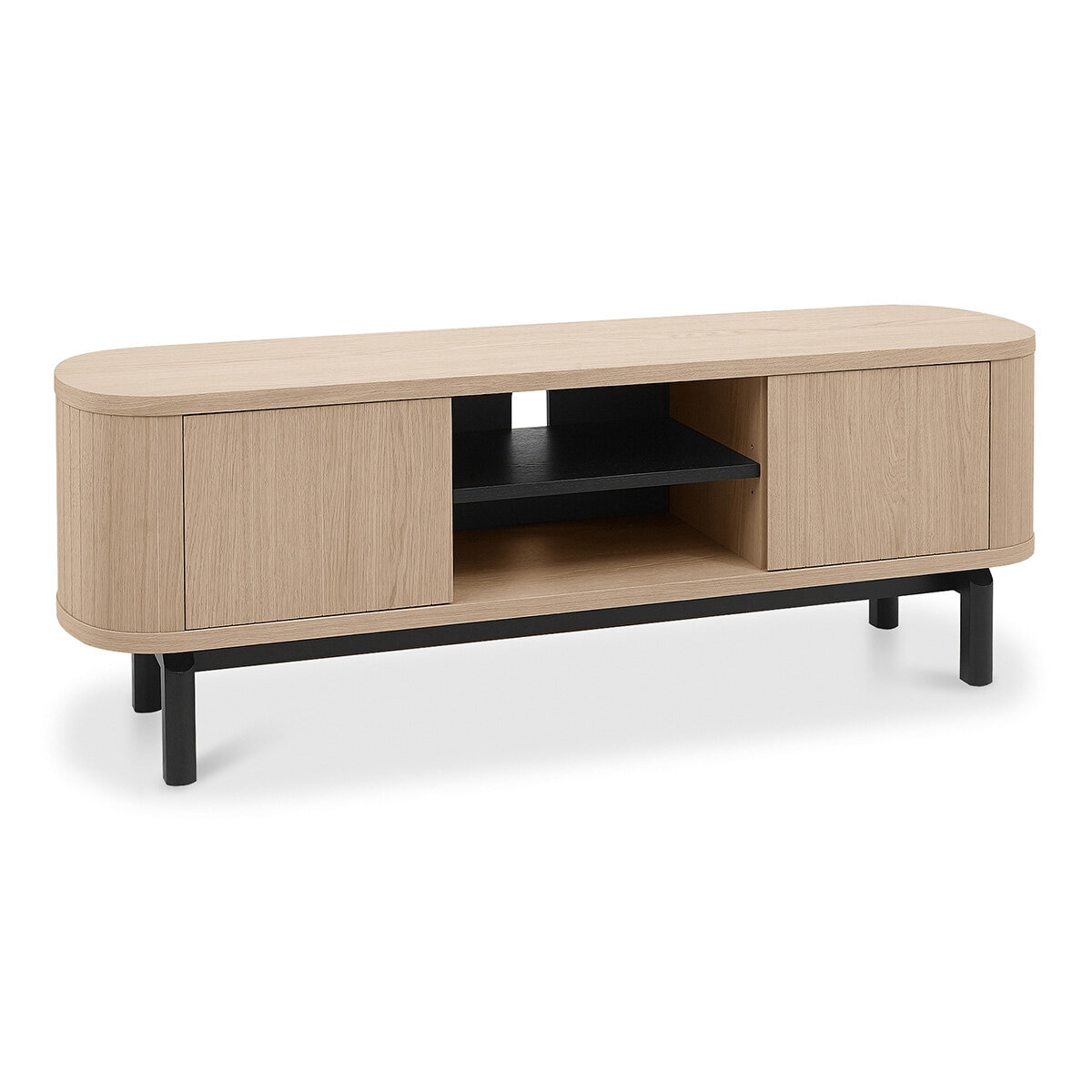 Bentley Designs Vega Scandi Light Oak Entertainment Unit for TV's up to 55"
