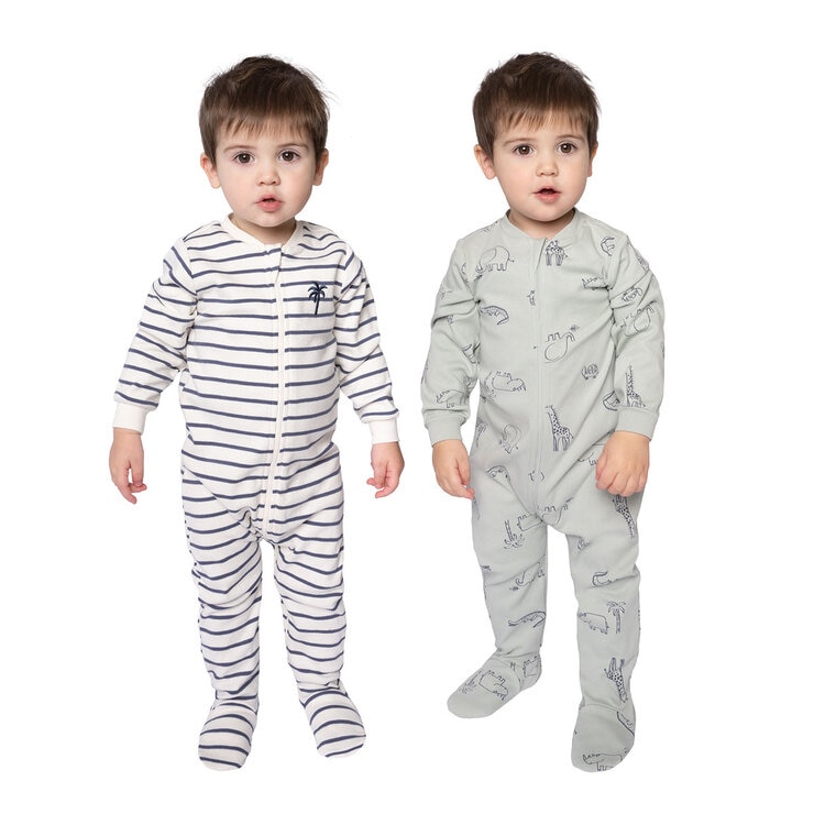 Pekkle Infant 2 Pack Sleeper in Safari Pekkle Infant 2 Pack Sleeper in Safari