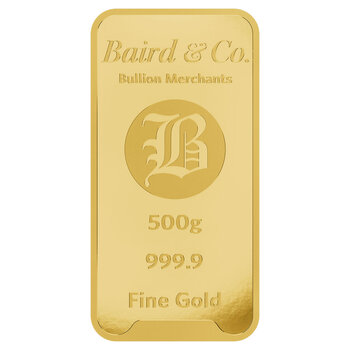 500 Gram Gold Minted Bar