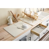 Lifestyle image of Beige Dish Drying Mats