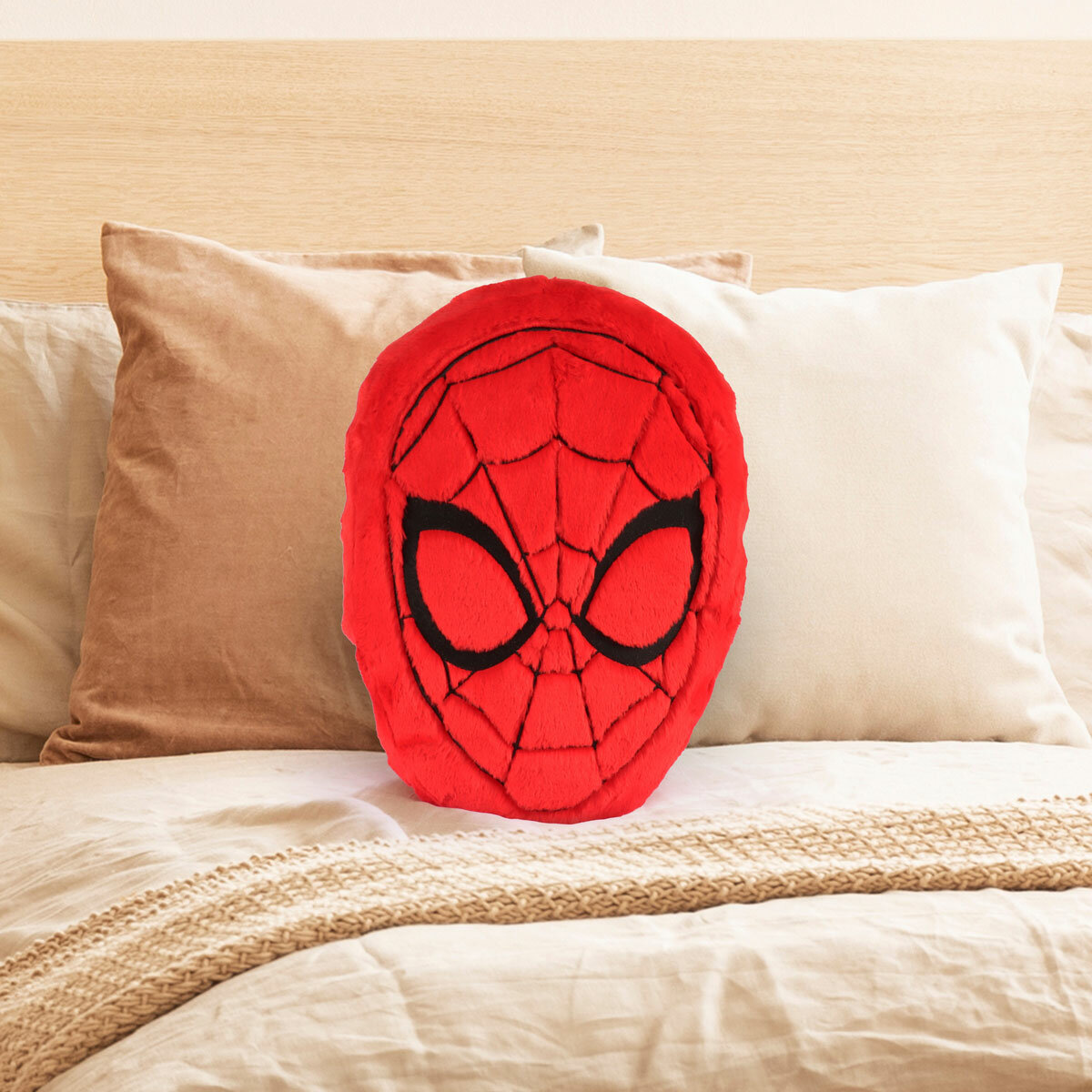 Disney Character Faux Rabbit Fur Oversized Cushion, in 4 Designs Disney Character Faux Rabbit Fur Oversized Cushion, in 4 Designs