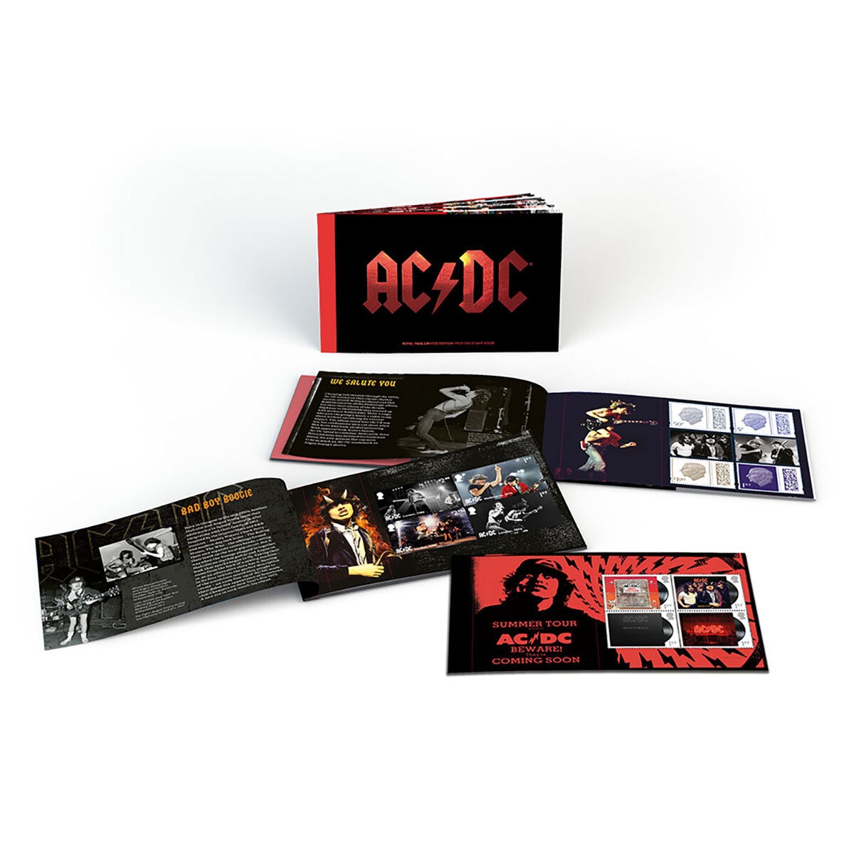 AD/DC Limited Edition Prestige Stamp Book from Royal Mail
