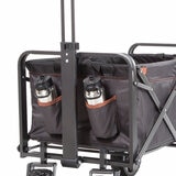 Mac Sports XL Steel Folding Wagon with Brakes