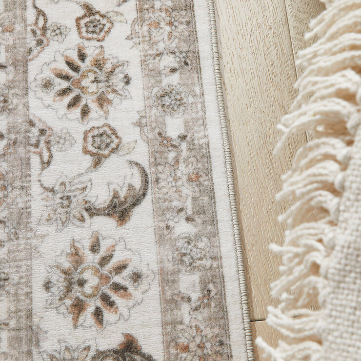 Concept Looms Liberty Neutral Washable Rug, in 3 Sizes