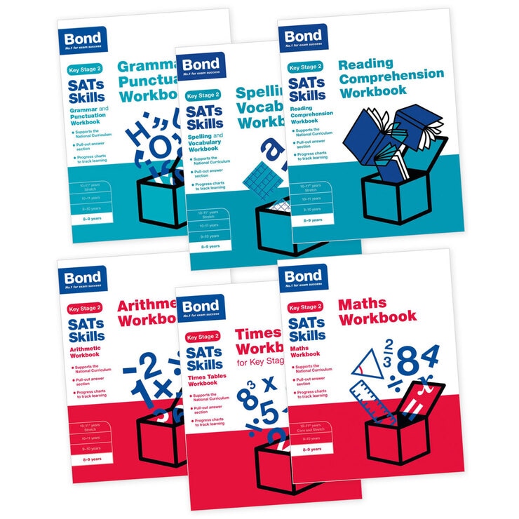 Bond SATs Skills 6 Work Book Pack, KS2 Year 4 Ages 8-9 Bond SATs Skills 6 Work Book Pack, KS2 Year 4 Ages 8-9