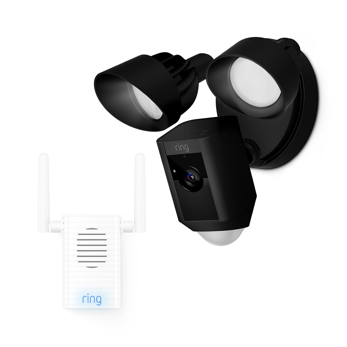 ring floodlight camera with bonus chime pro