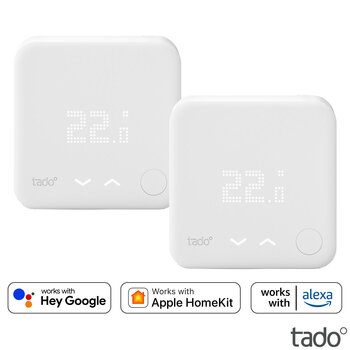 tado° Add-On Wired Smart Thermostat, 2 Pack 