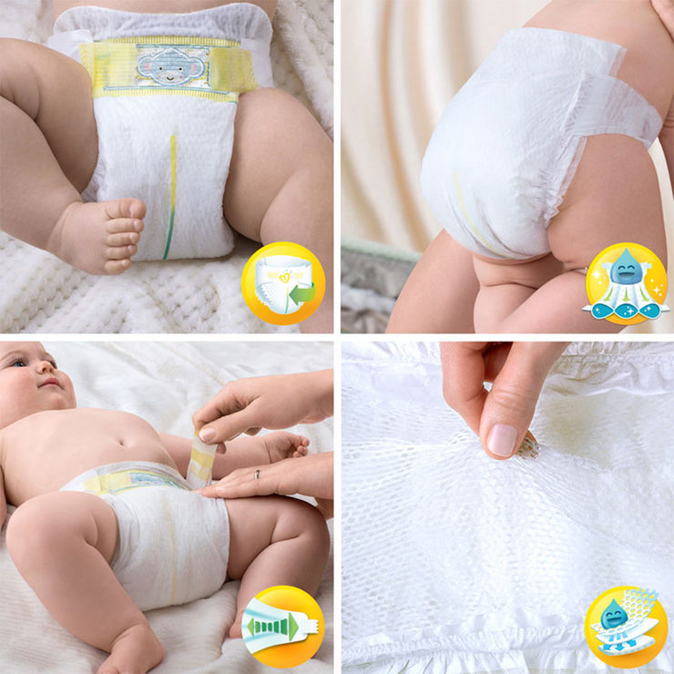 Pampers Premium Protection Nappies Size 2, 2 x 68 Jumbo Pack Costco UK