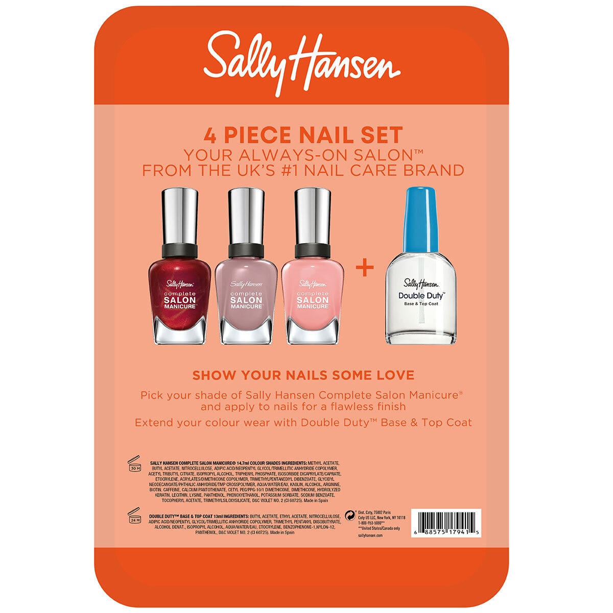Sally Hansen 4 Piece Nail Set Costco UK