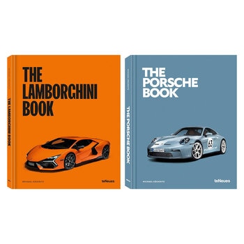 The Car Book by Michael Köckritz in 2 Options: The Lamborghini Book or The Porsche Book