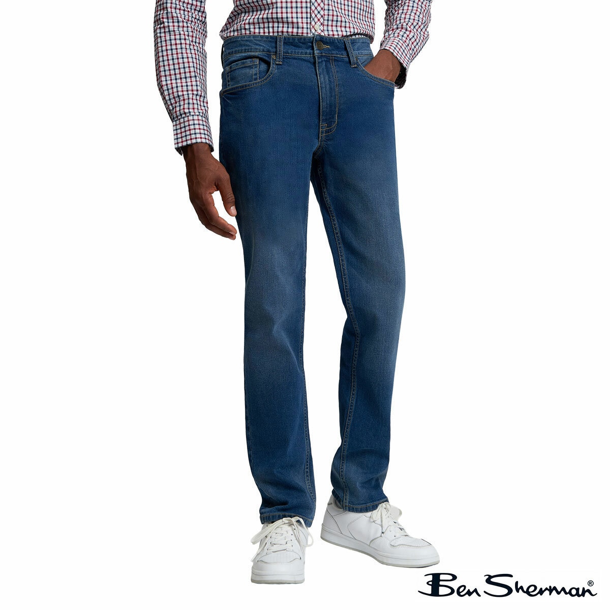 Ben Sherman Mens Denim Jeans in Blue