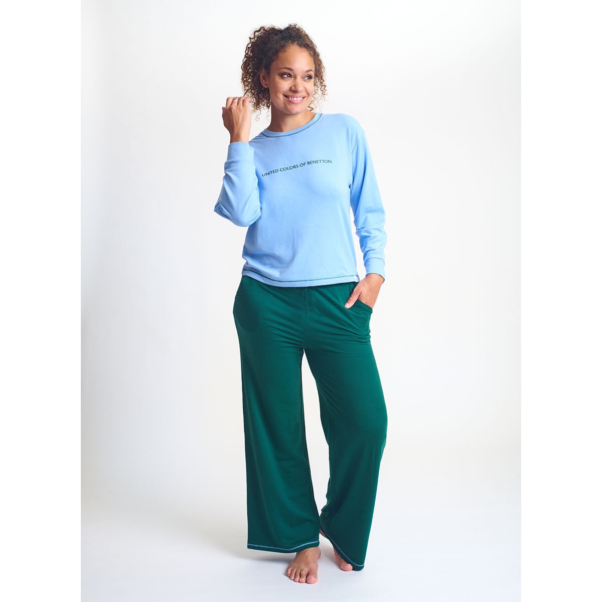 United Colors of Benetton Ladies Two Piece Pyjama Set