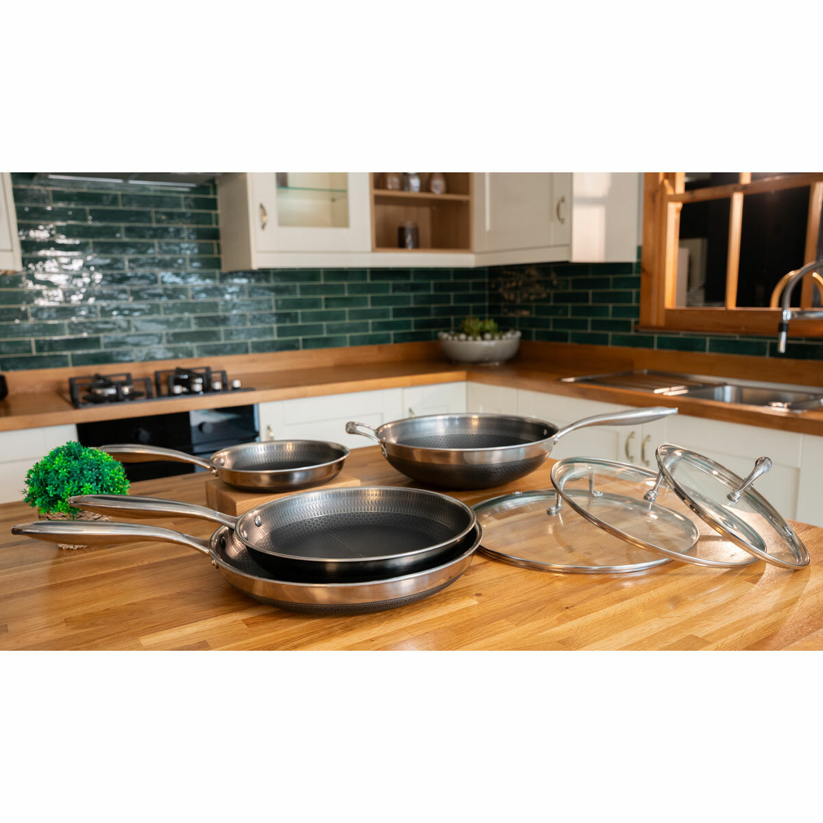 PRO STEEL Fusion 7 Piece Cookware Set 2