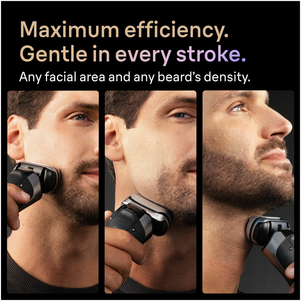 Lifestyle image of Braun Series 9 Pro+ Shaver with maximum efficiency