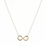 14ct Yellow Gold Infinity Necklace