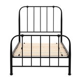 Gallery Loughton Black Metal Bed Frame, Single