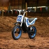 Lifestyle image of the Xootz Cobolt Kids Electric Motorbike