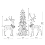 Buy Holiday Deer with Tree Box Image at costco.co.uk