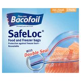 Bacofoil Safeloc® Food and Freezer Small Bags, 216 Pack